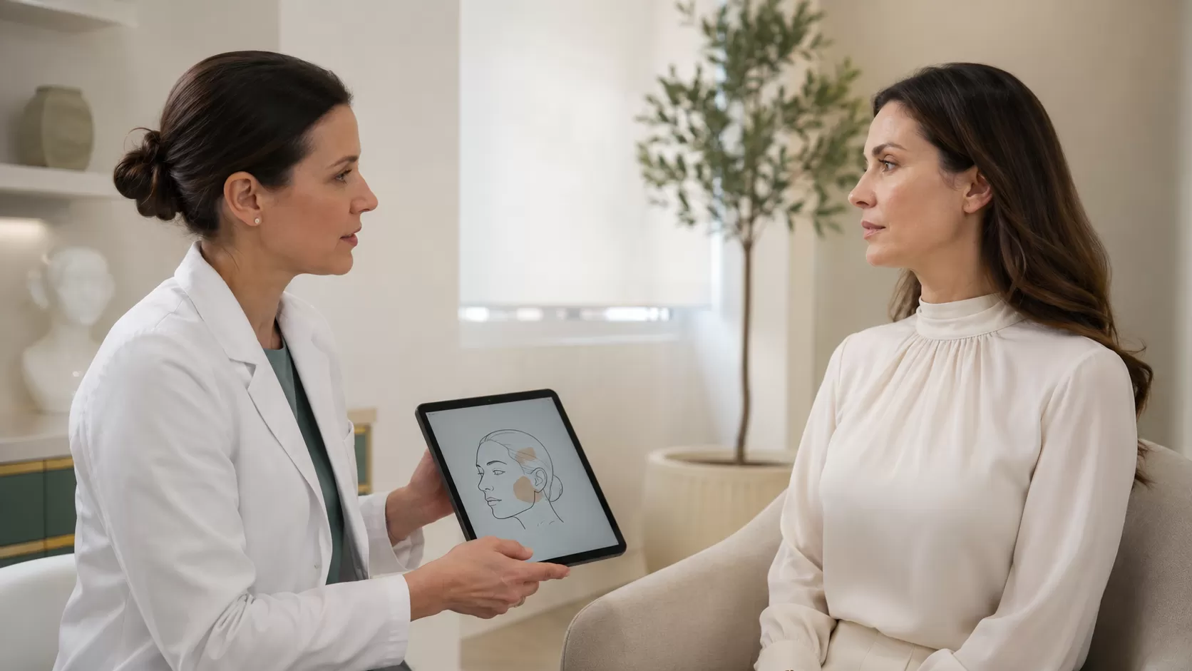 Consultație pentru lipofilling facial cu grăsime proprie