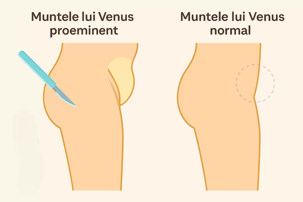 Muntele lui venus proeminent